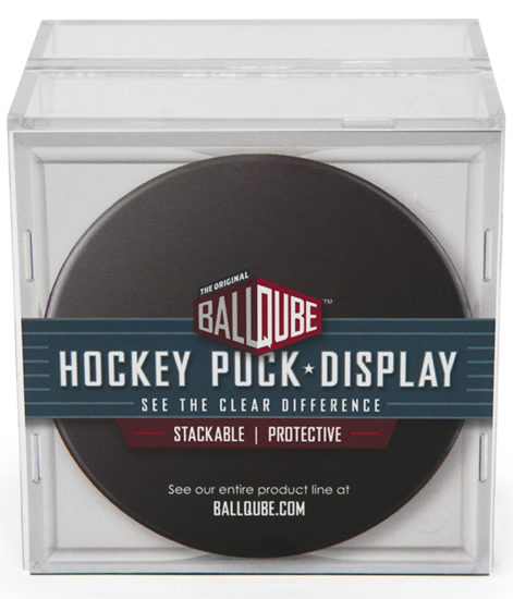 THE ORIGINAL BALLQUBE Hockey Puck Display Case