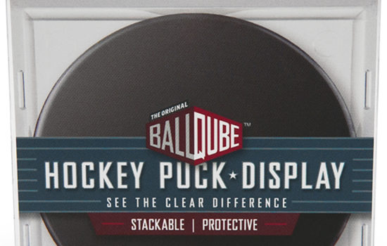 THE ORIGINAL BALLQUBE Hockey Puck Display Case